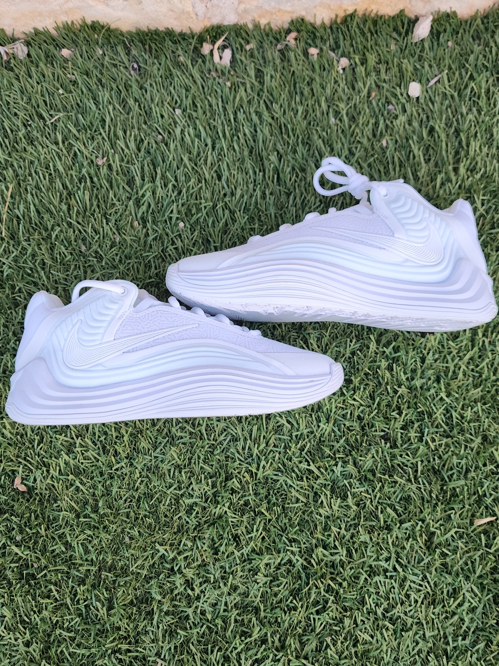 Nike Giannis Freak 7 TB Basketball Shoe - Triple White with Mint Tint